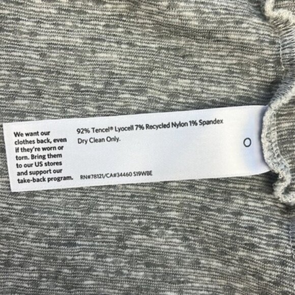 Eileen Fisher Blazer Crinkle Texture Fabric Tencel Jacquard Knit Cream 1-Snap L - Picture 6 of 9